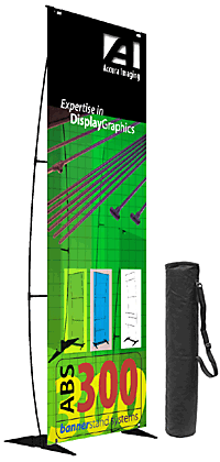 Penguin banner stand with carry bag