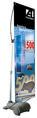 Y-Band banner stand