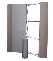 Loop nylon pop-up display